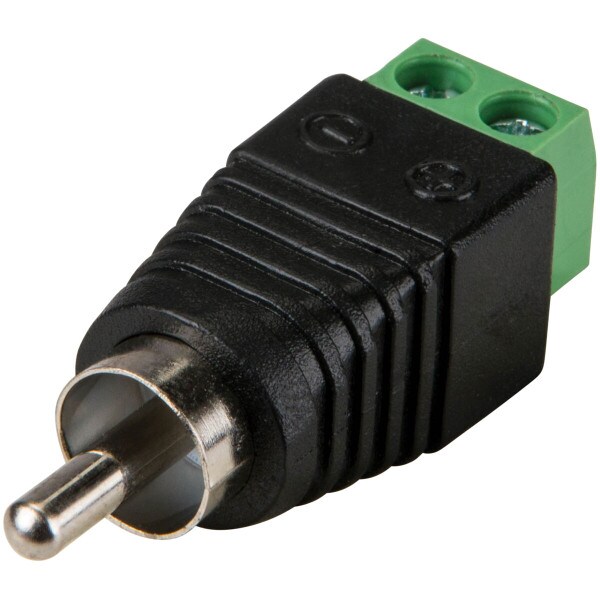 Main product image for RCA Male to Screw Terminal Connector 090-102